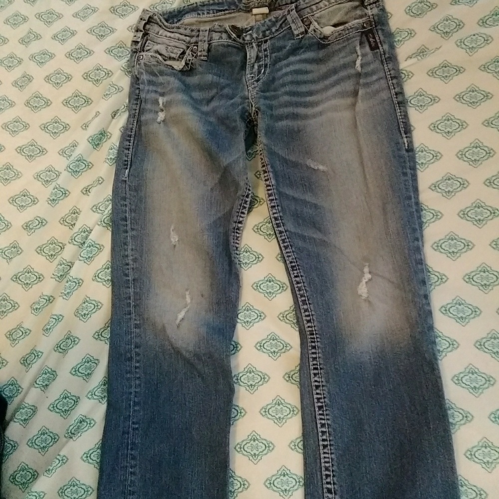 Silver Capris